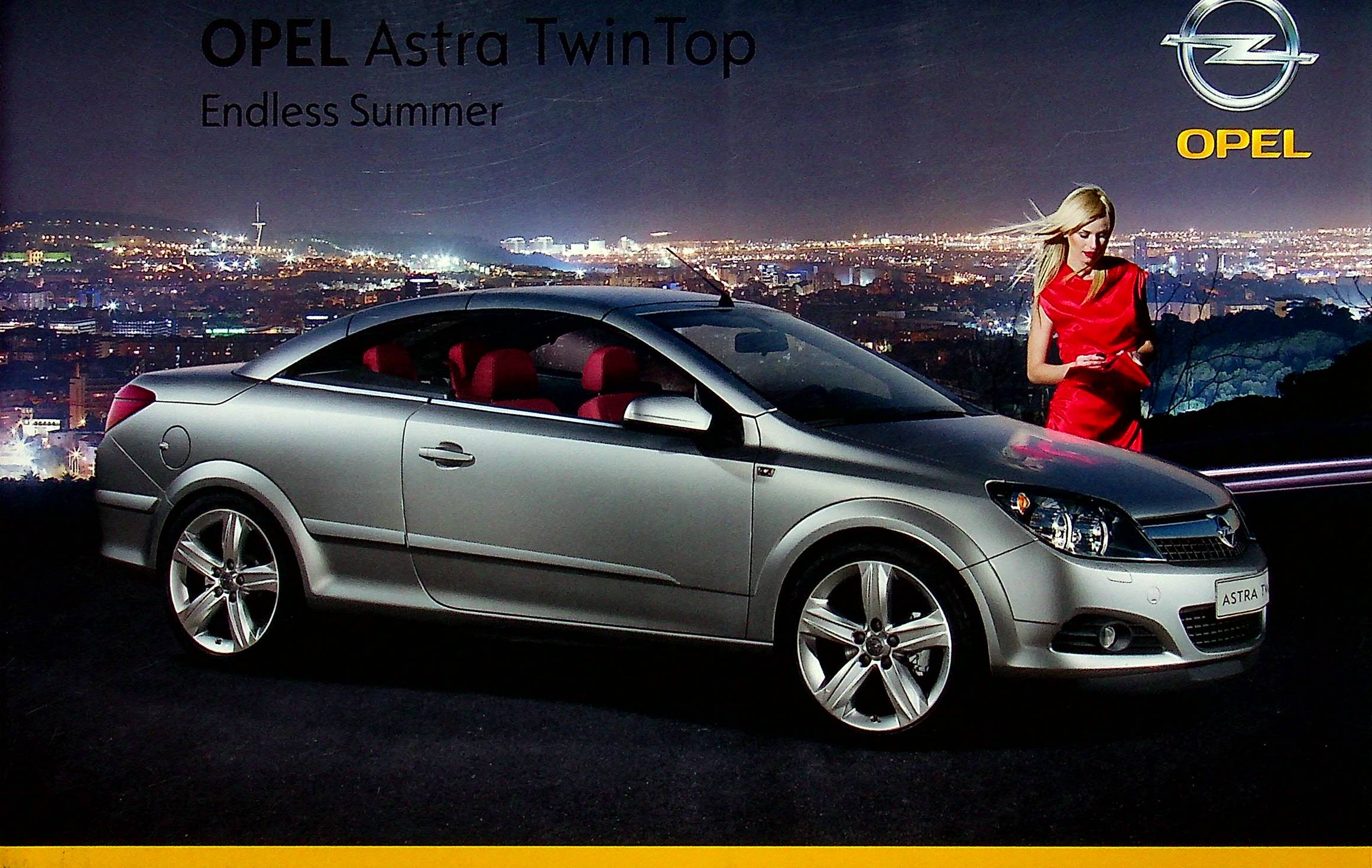 266595) Opel Astra TwinTop - Endless Summer - Prospekt 04/2008