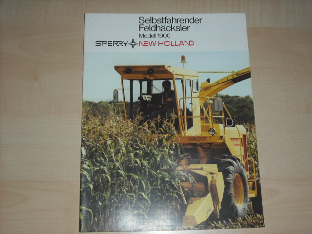 60838) Sperry New Holland Feldhäcksler 1900 Prospekt 198?